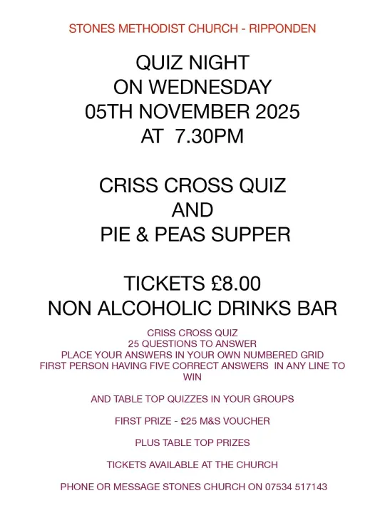Quiz Night Nov 2025