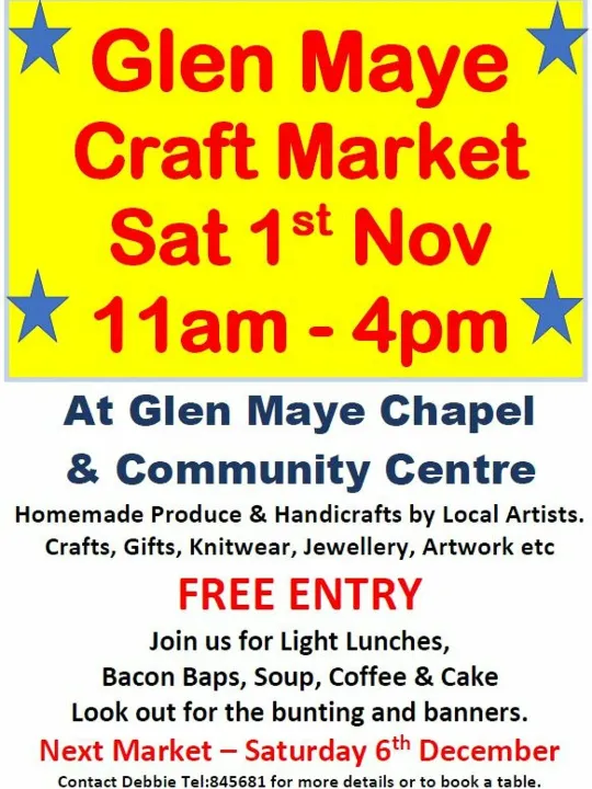 Glen Maye Chapel – Craft Market Nov2025