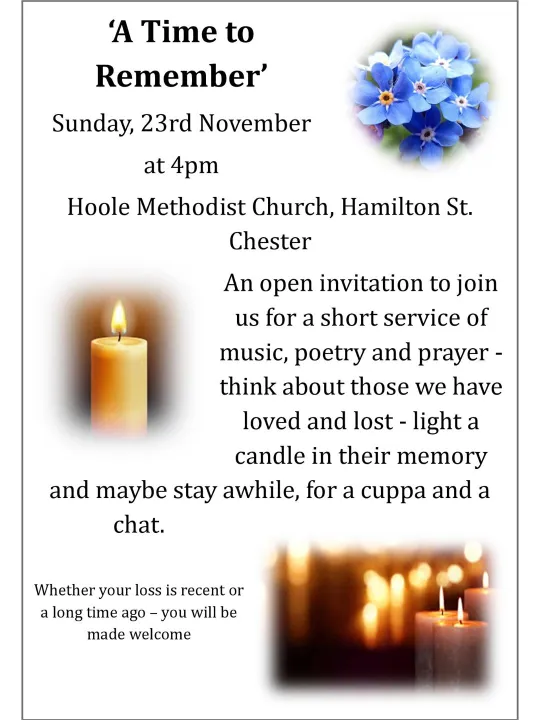 A Time to Remember Hoole 23 Nov 2025