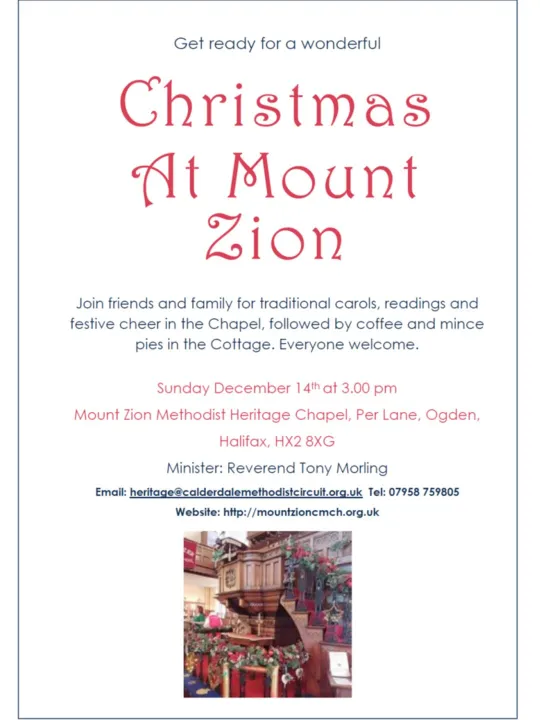 Christmas At Mount Zion Dec 2025