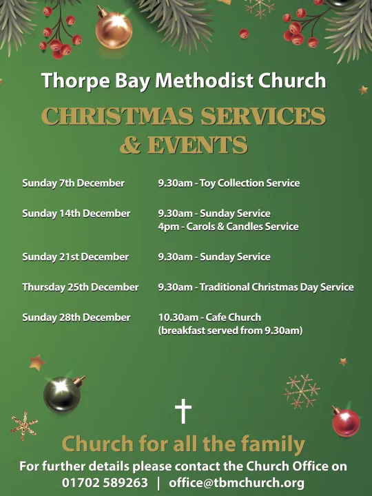 Thorpe Bay – Christmas Services 2025