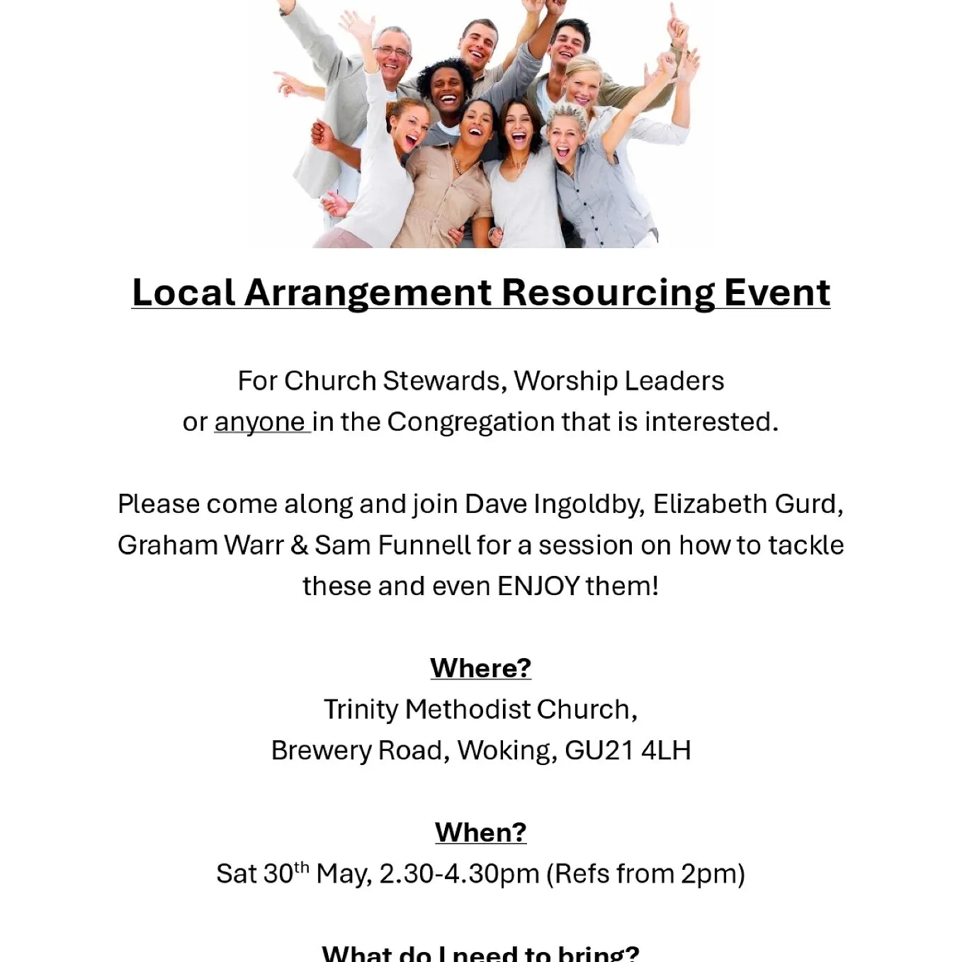La Resourcing Event &ndash; Spring 2026 &ndash; Poster