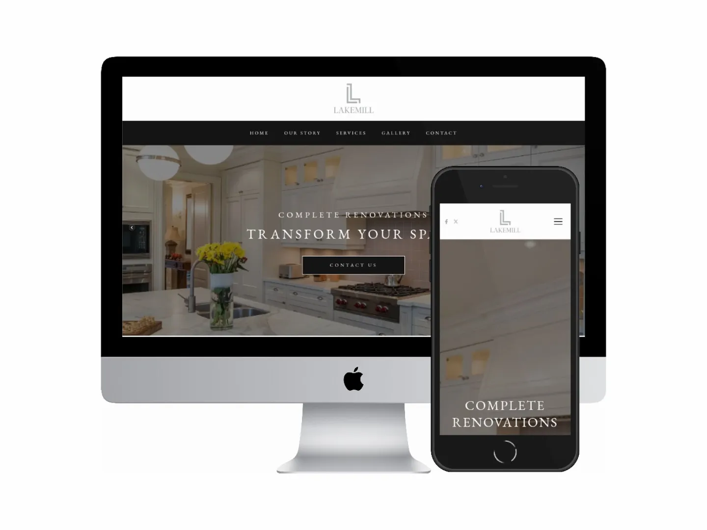 Responsive website design by Fruitcake Media for Altrincham business