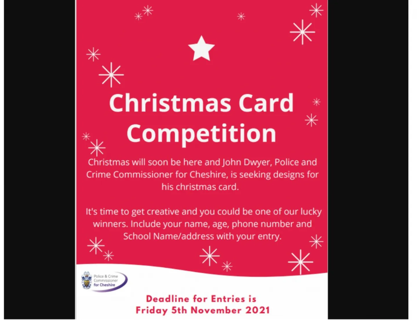 christmas card competition