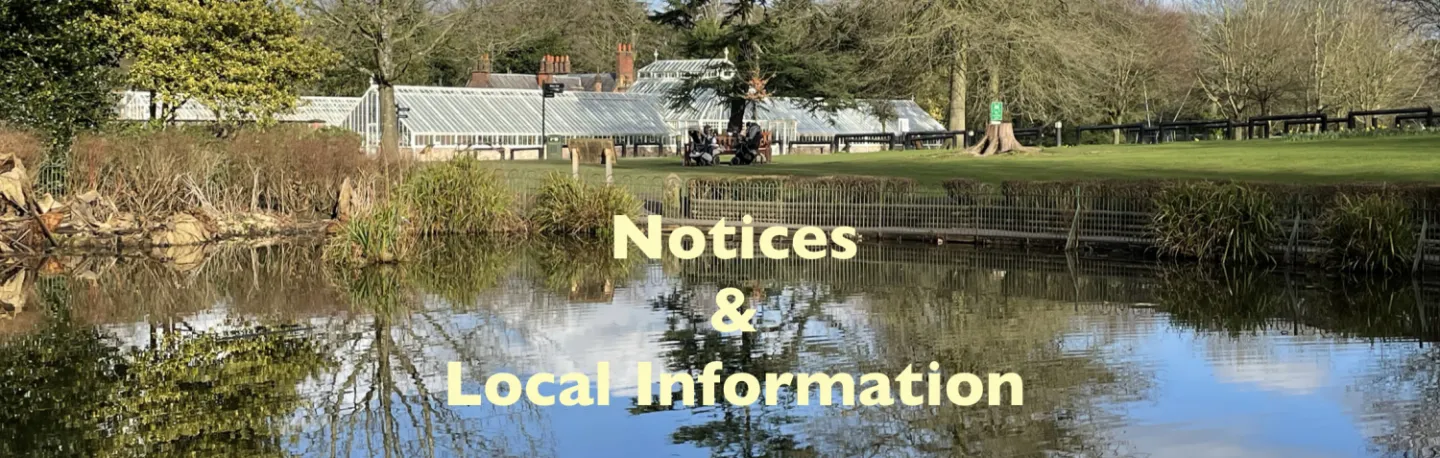 Notices banner