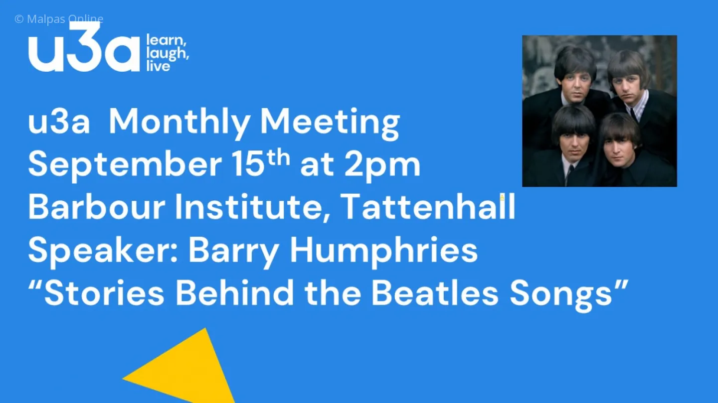 Beatles September Poster