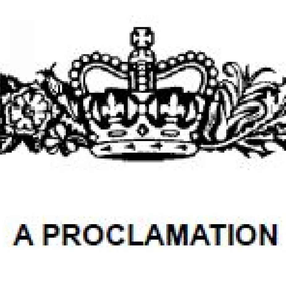 A proclamation