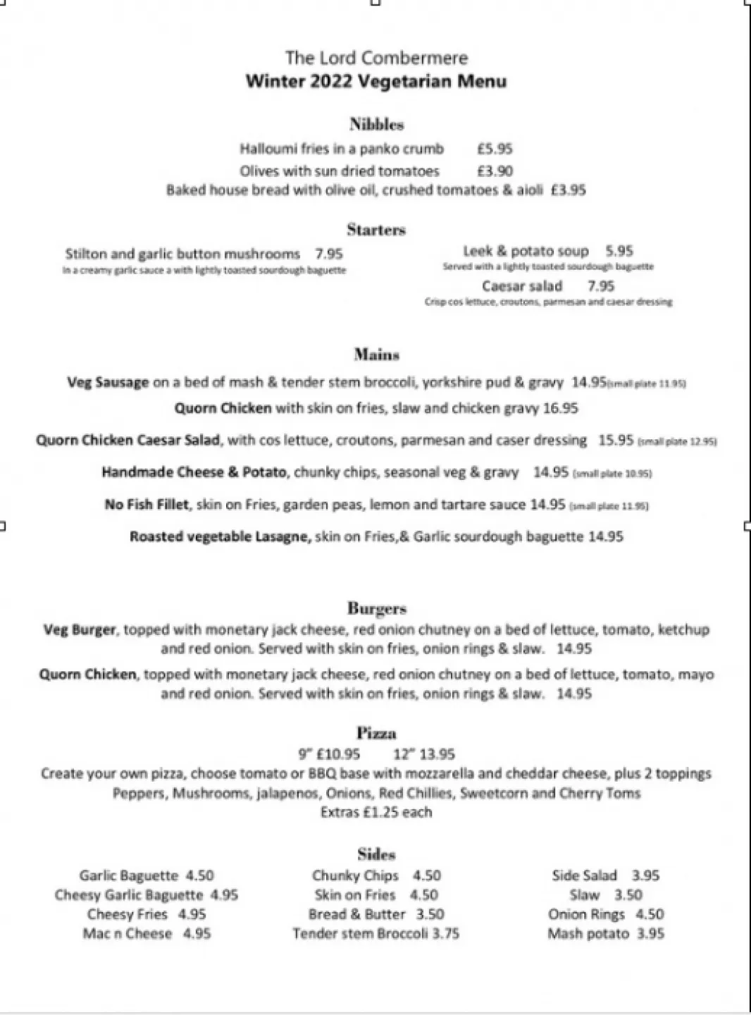 LC menu 1