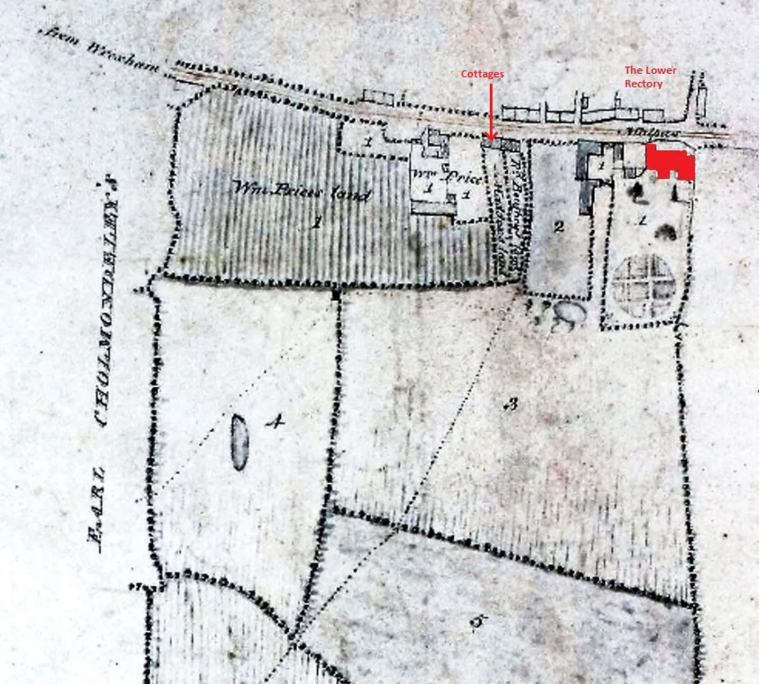 Glebe Land of the Lower Rectory