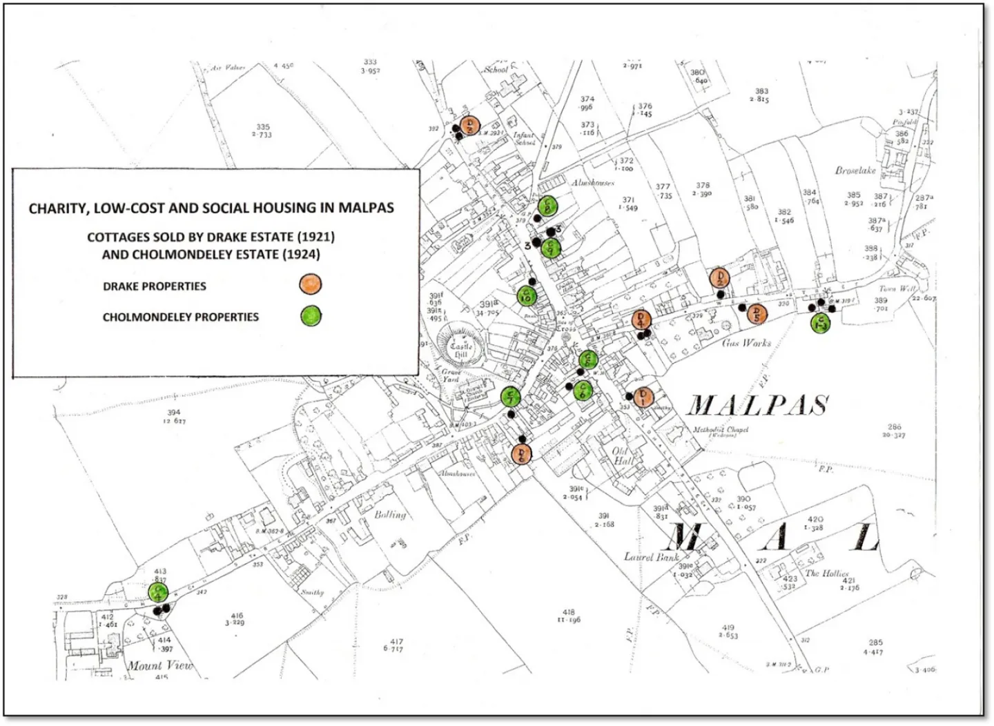 Charity and Low Cost Housing in Malpas