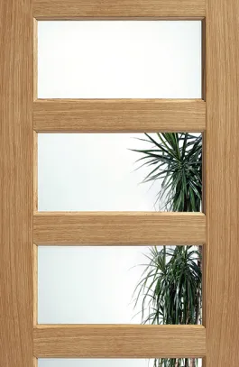 Oak Contemporary Glazed 5L Clear