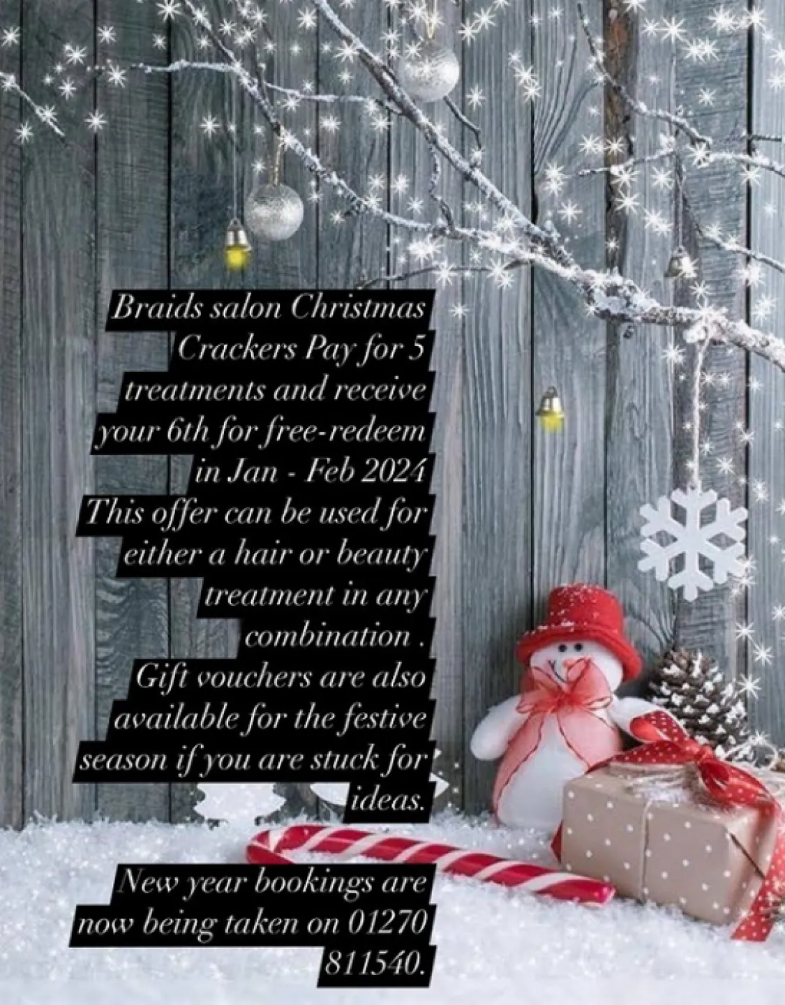 Braids at Christmas
