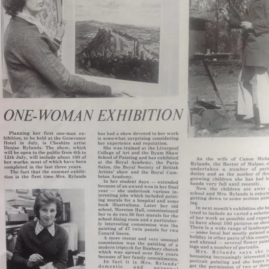 One Woman Exhibition