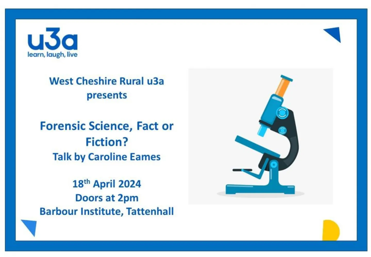 u3a April meeting