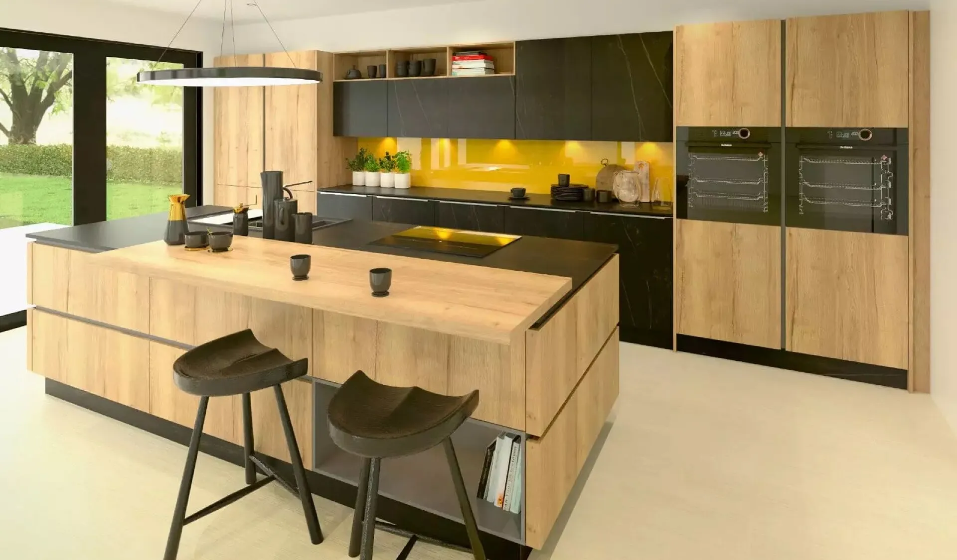 Alku Wooden Handleless Open Pl