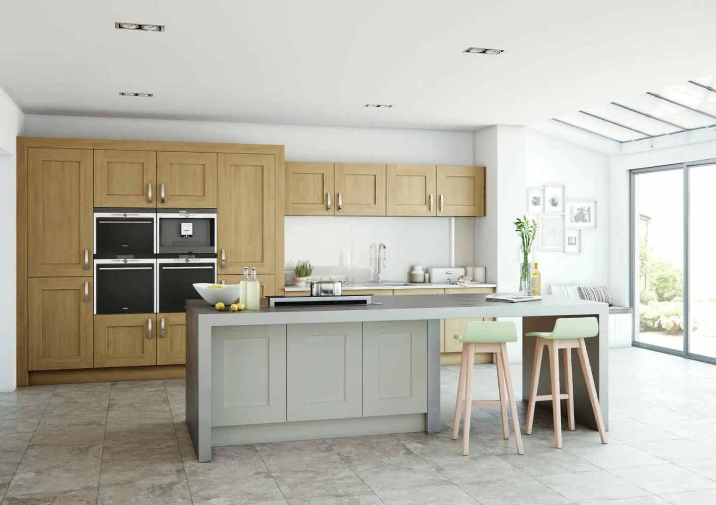 Alku Wood Matt Grey Shaker Ope