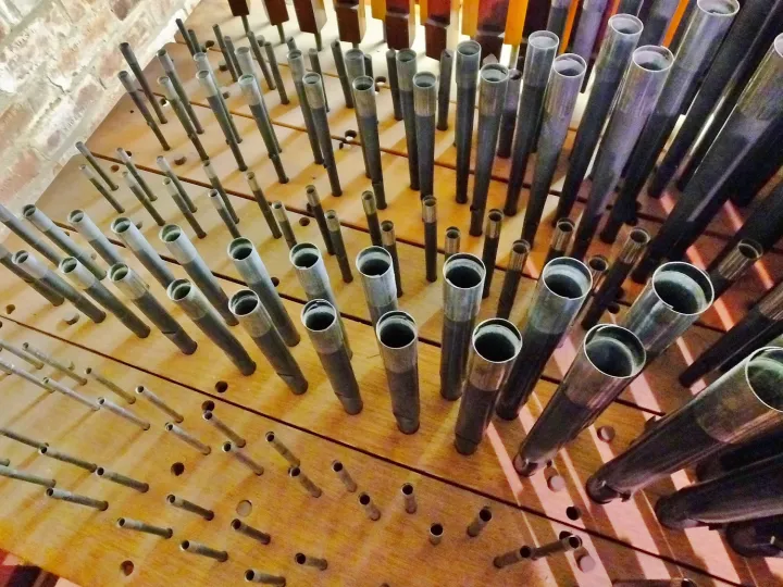 The open part of the Organ &ndash; known at the "Great" Organ"