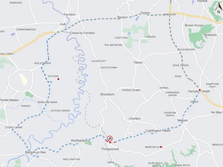 Wrexham Road March 2024