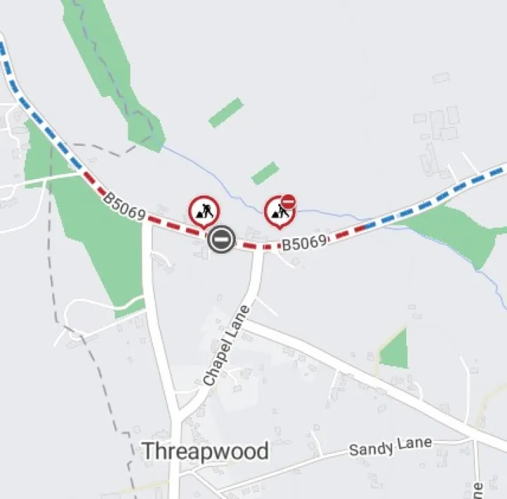 Wrexham Road Closure March 2024
