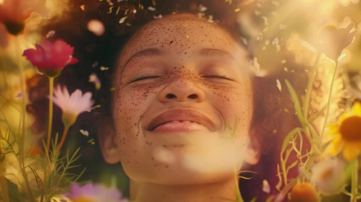 Portrait of woman showing strong emotions representing menta
