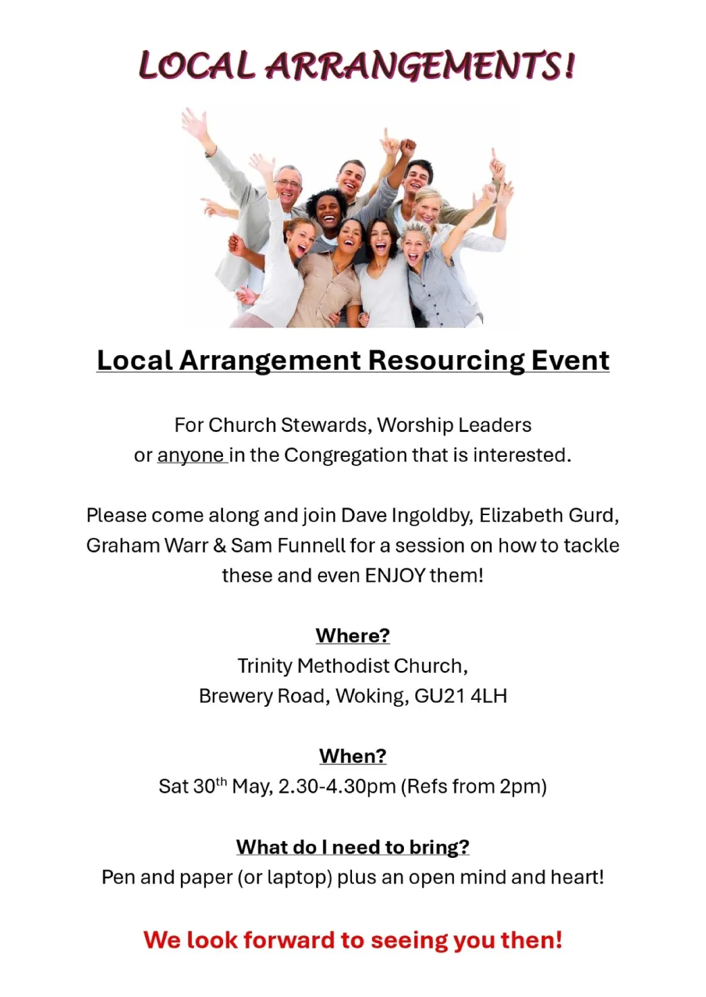 La Resourcing Event &ndash; Spring 2026 &ndash; Poster