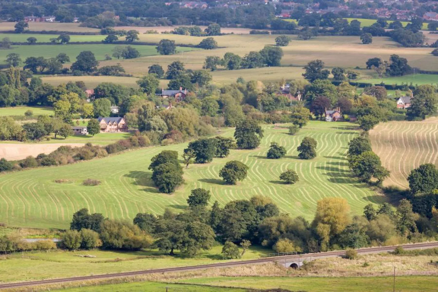 View from Beeston Castle in October 7
