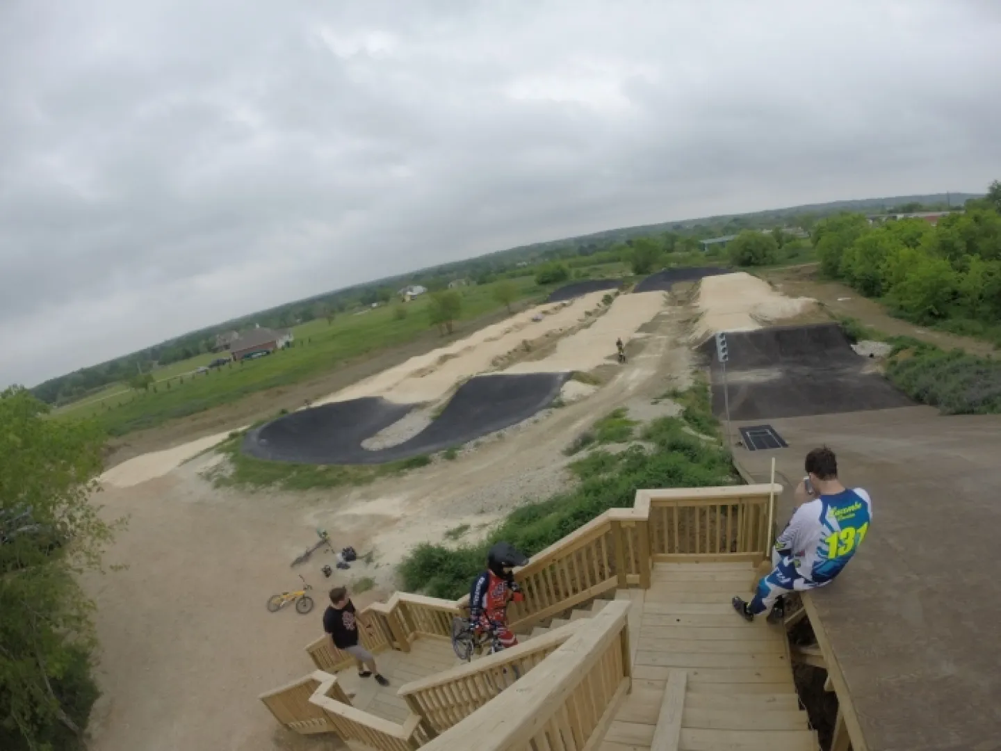 Texas Hilltop Ranch BMX SX track overview
