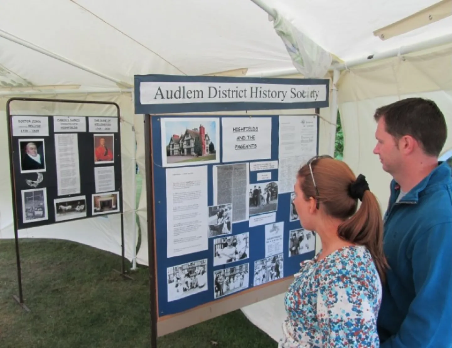History Society display on Highfields