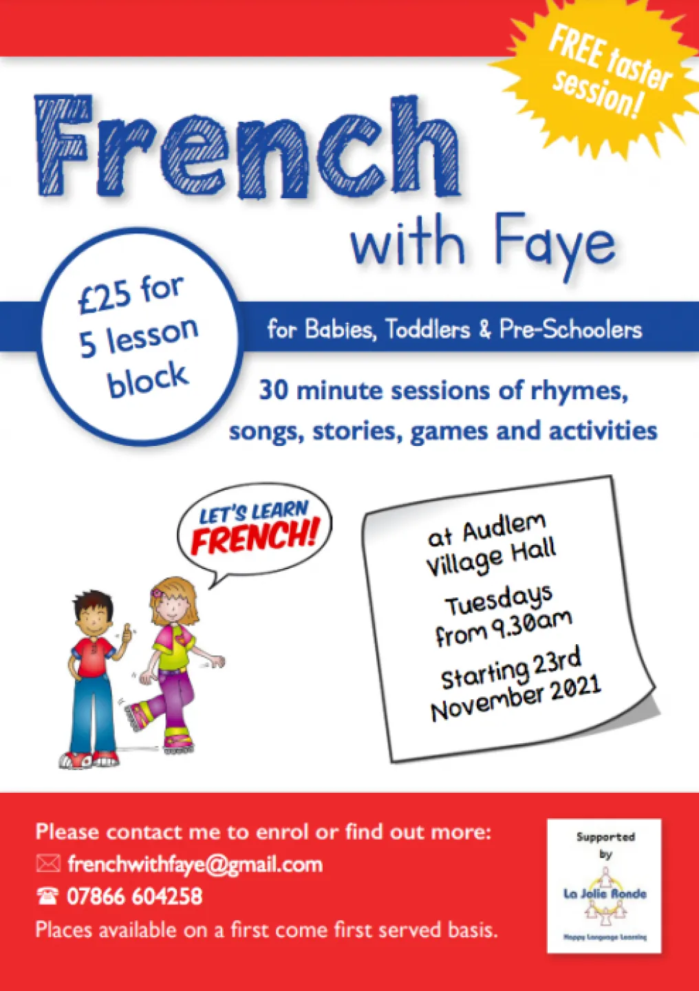 French Lessons for Youngsters