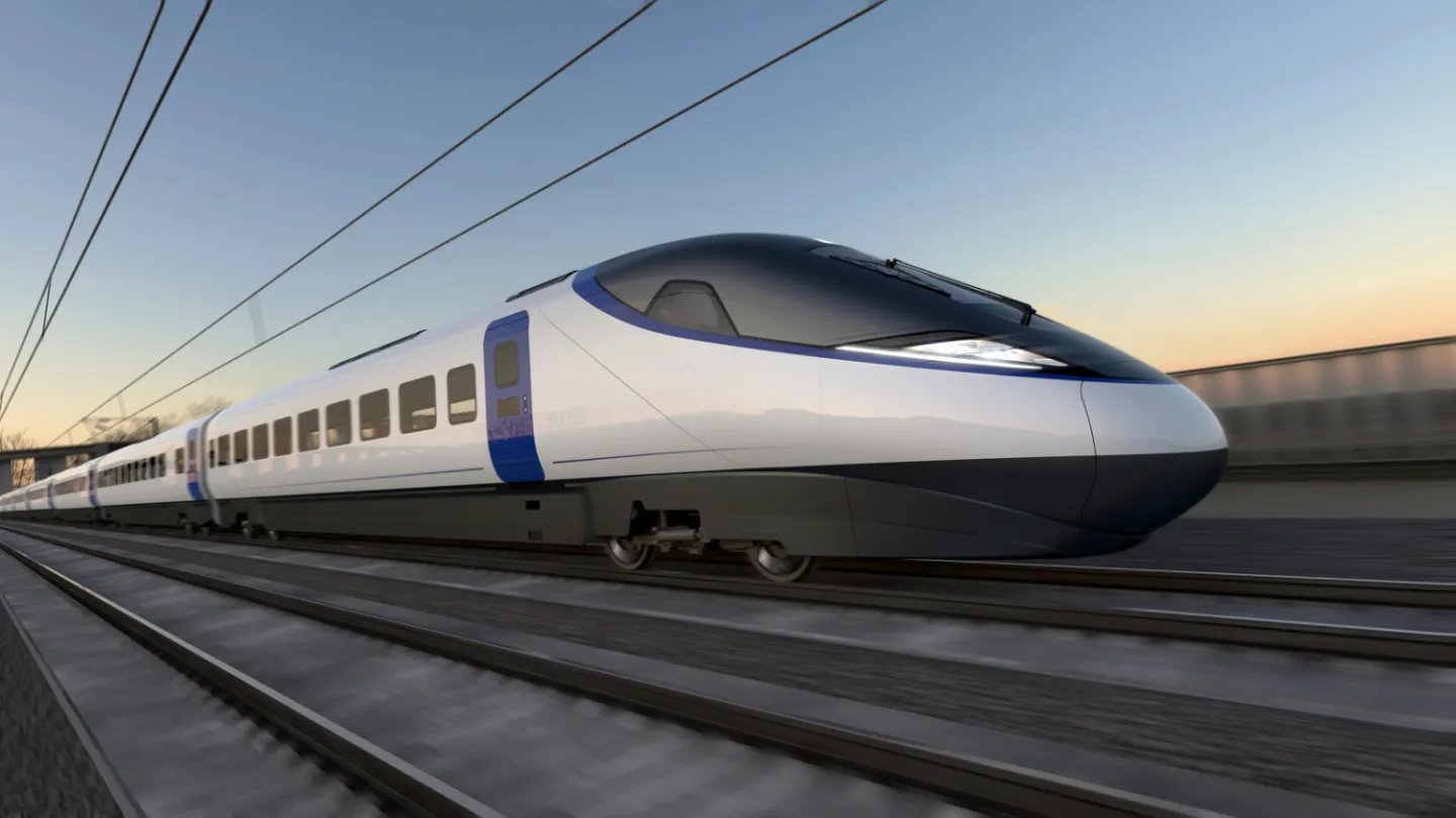 Early Visualisation Of An Hs2 Train December 2021