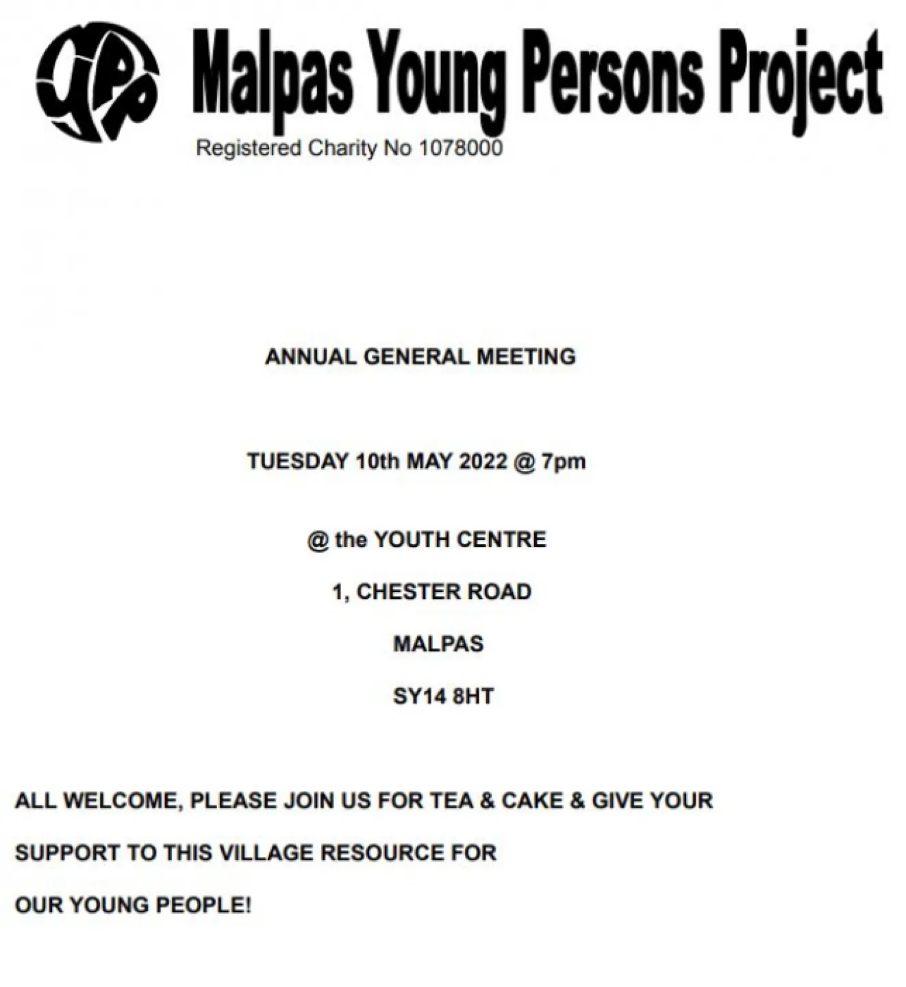 Young Persons Project May 2022