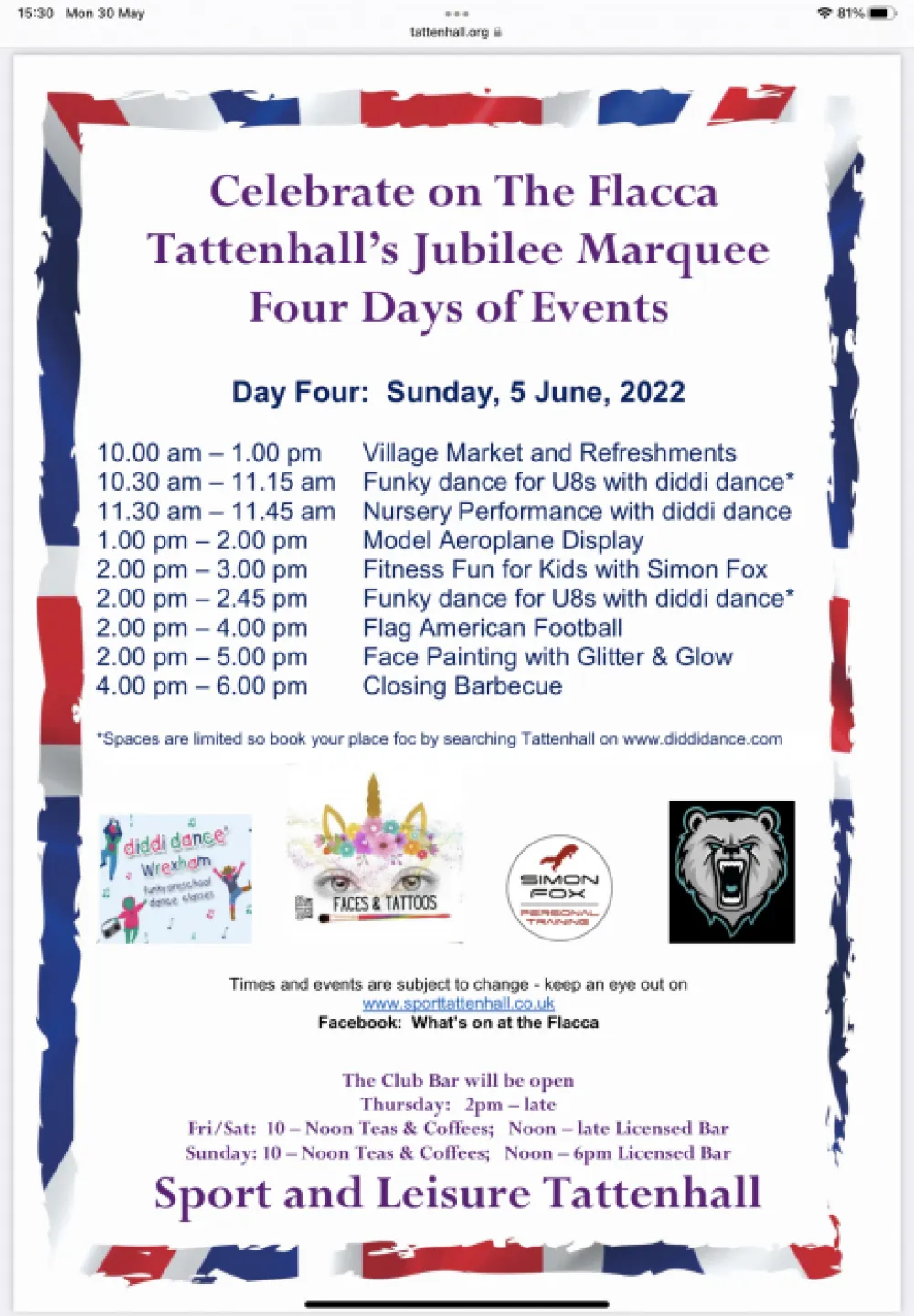 Jubilee Marquee Day 4