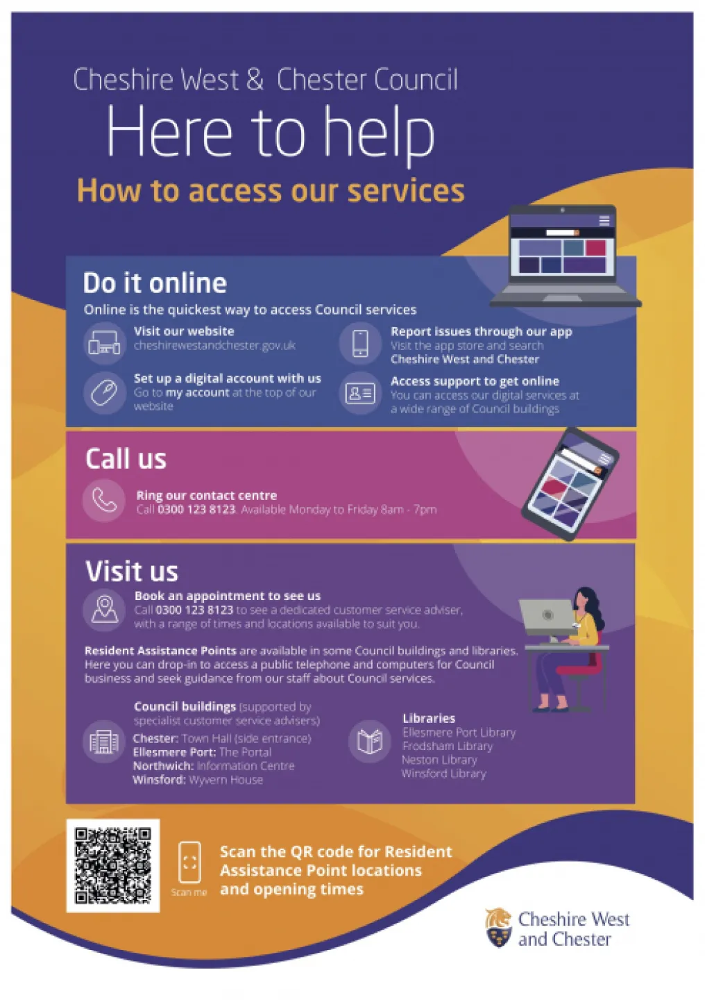 How to access Council services