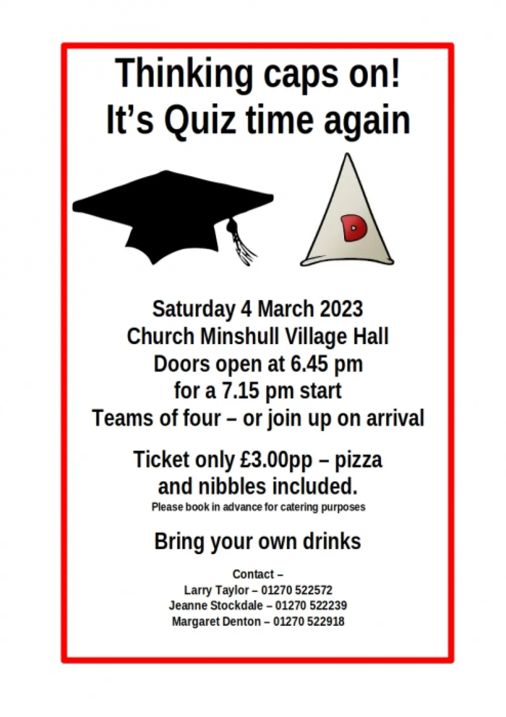 Quiz – March 2023 – revised