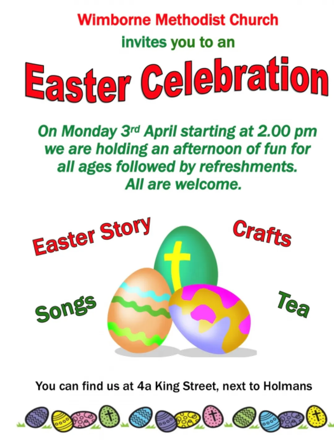 Easter Celebration poster 2023