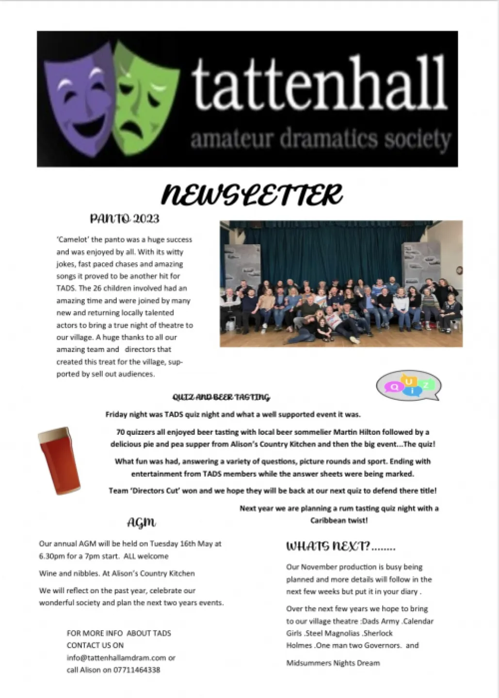 TADS Newsletter