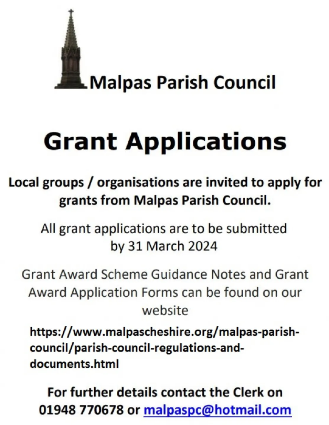 Grant Applications 2024 – 2