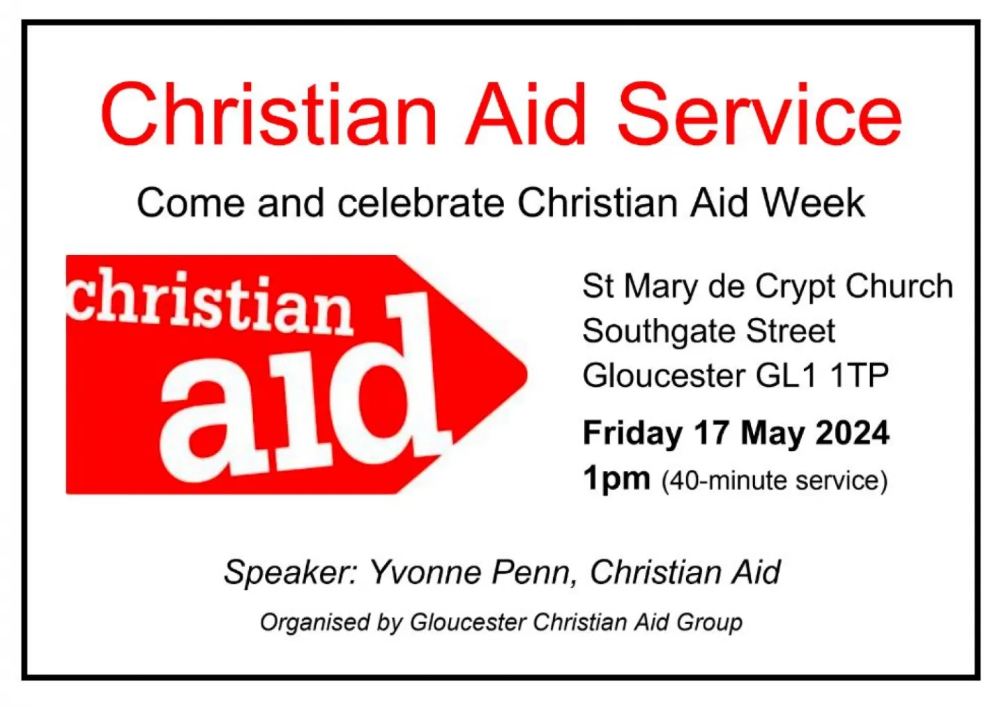 Christian Aid Service