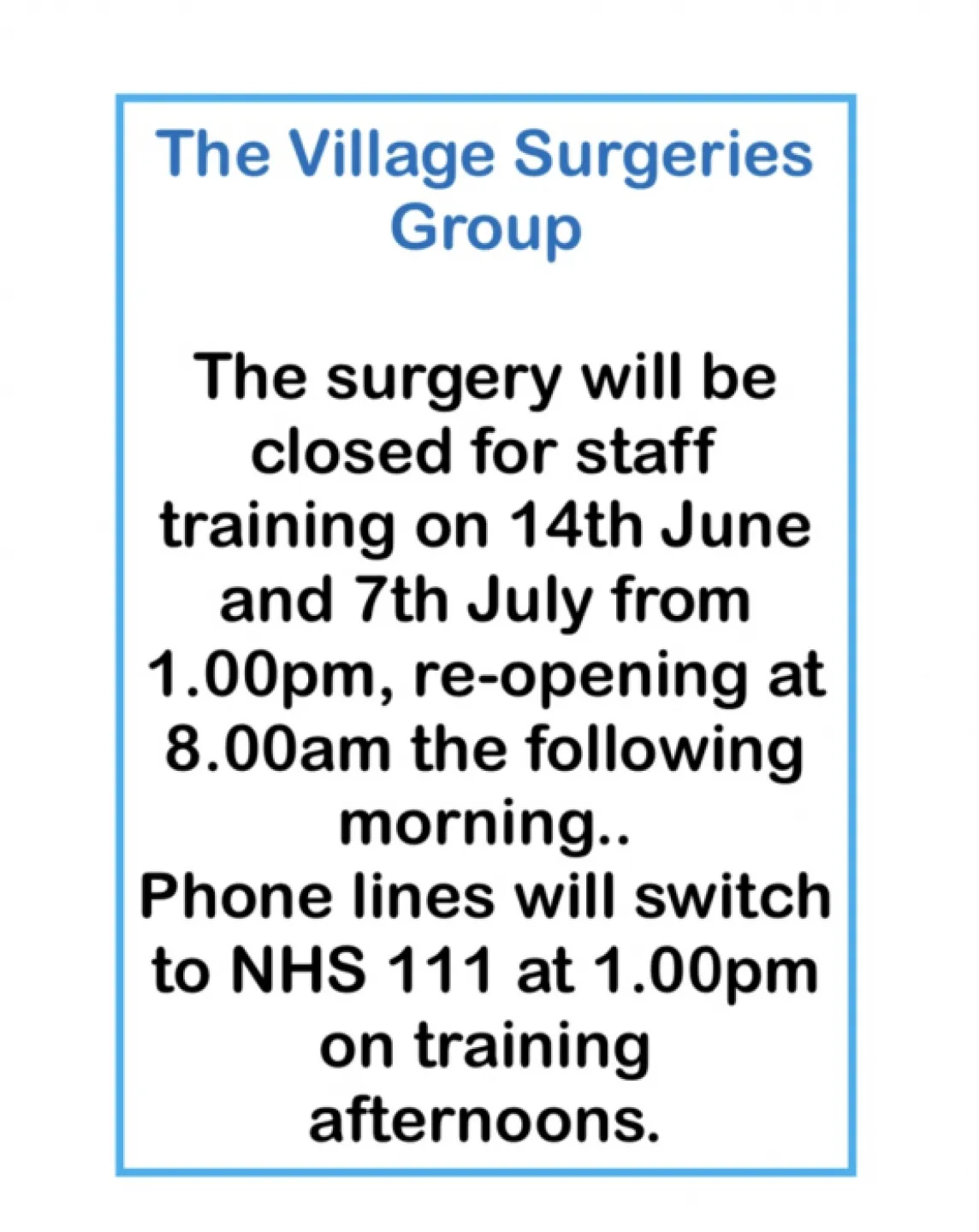 Village Surgeries Group