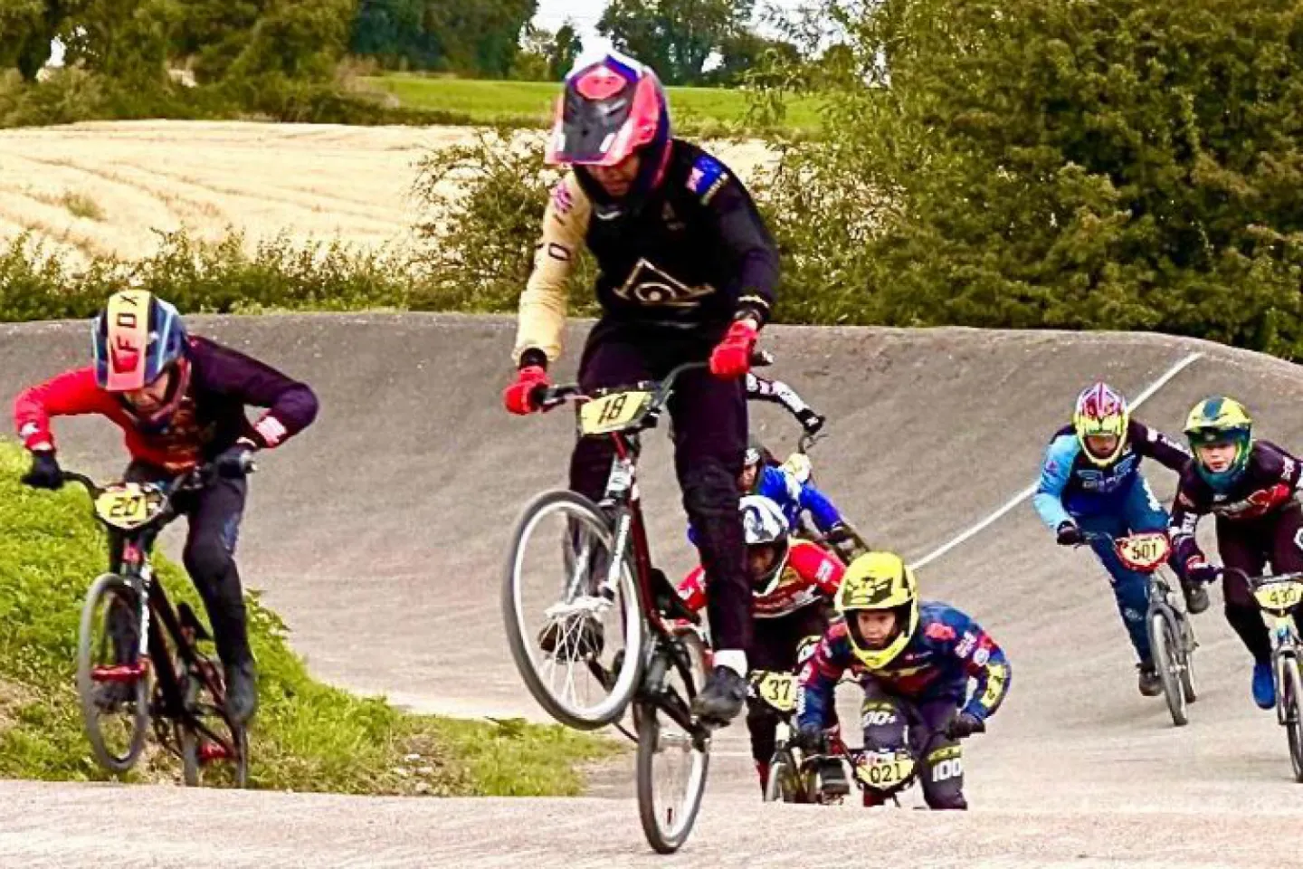 Merton BMX track riders