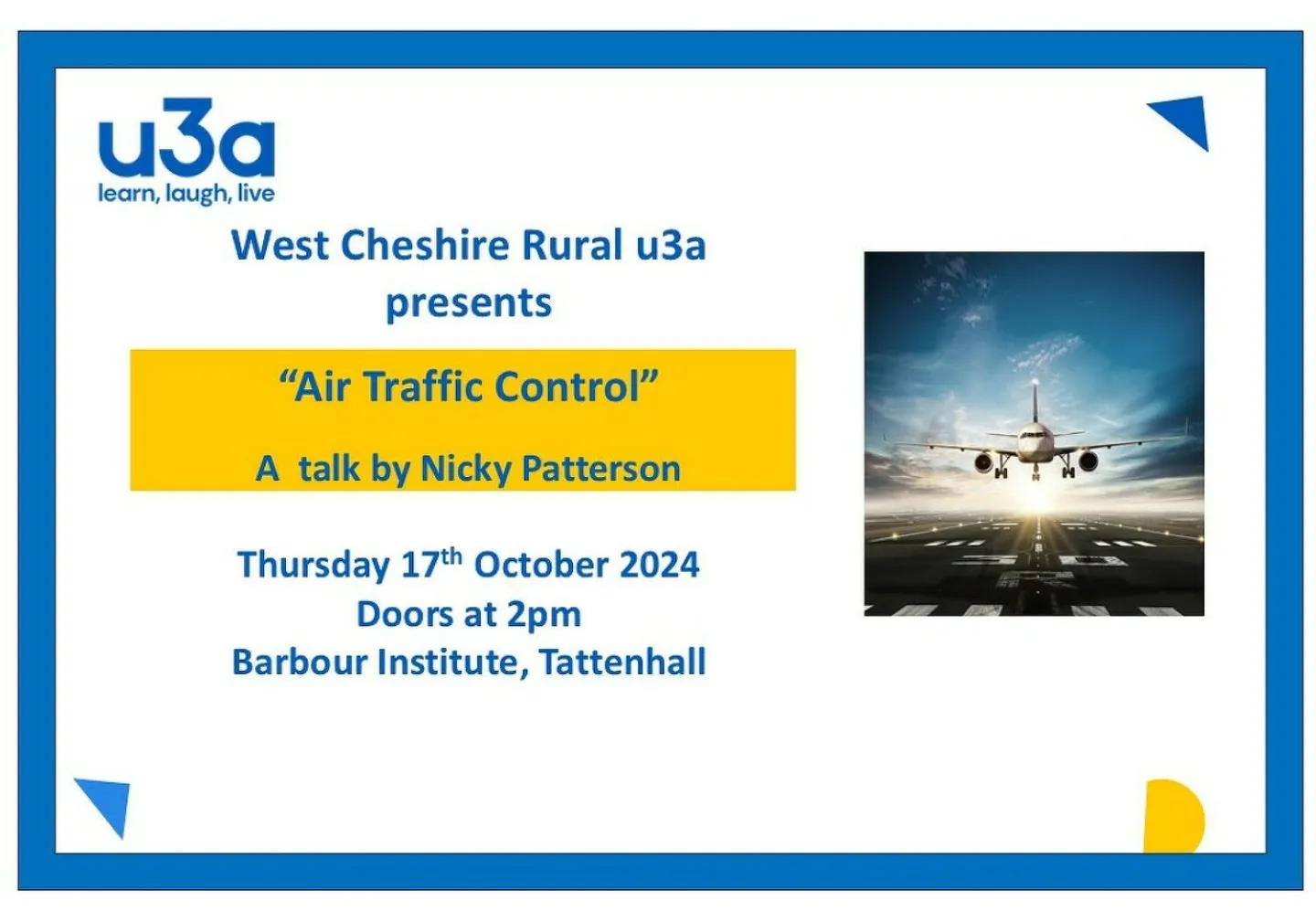 U3A September Meeting
