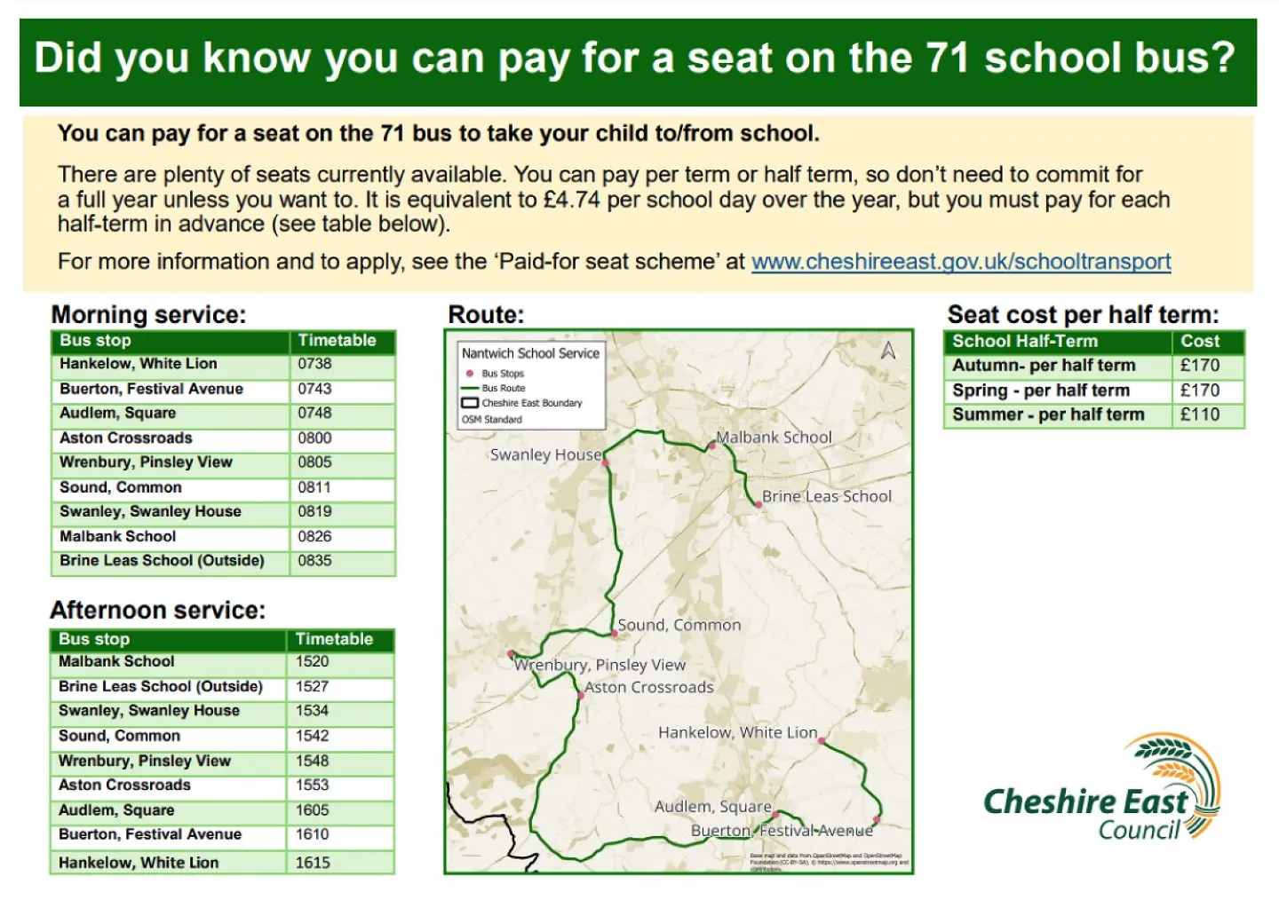 School Bus Charges