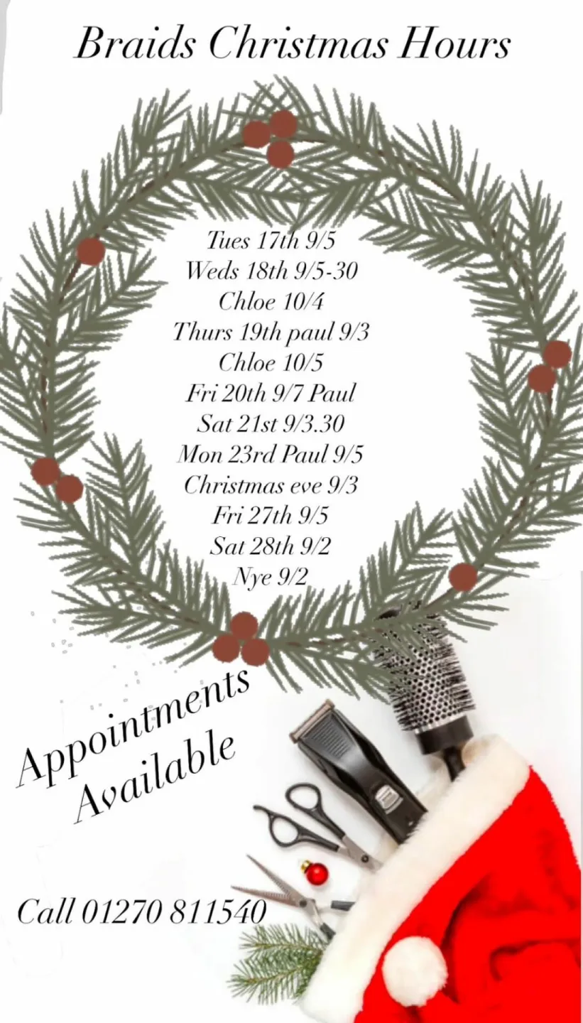 Braids Christmas Opening