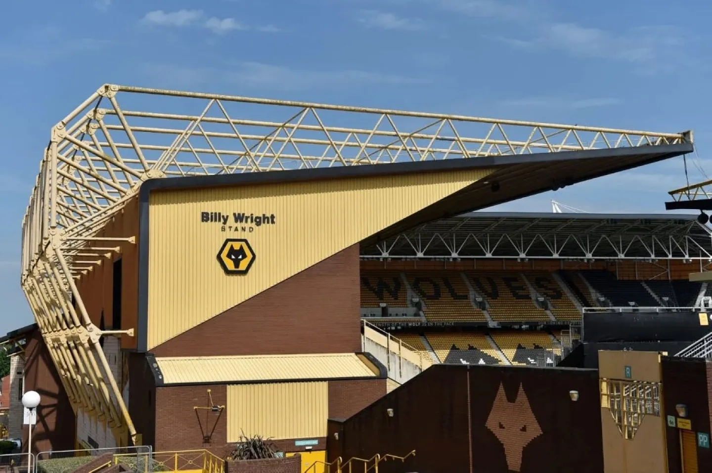 Football stadium stand exterior (Wolverhampton &ndash; Molineux Stadium)