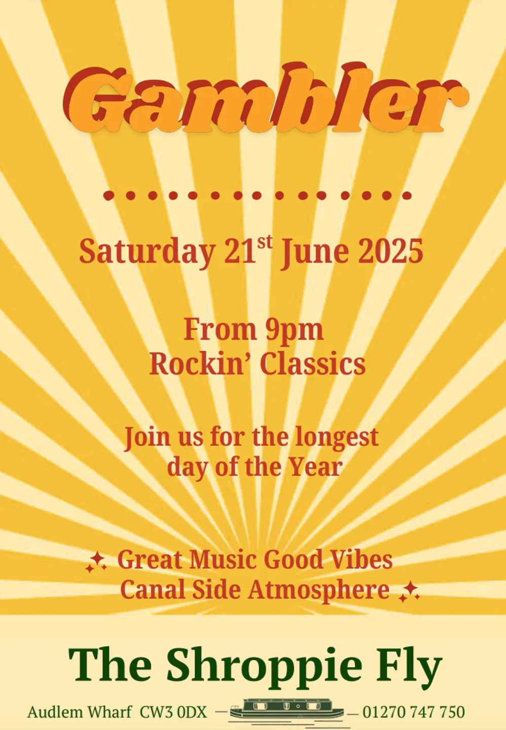 Gambler at the Shroppie