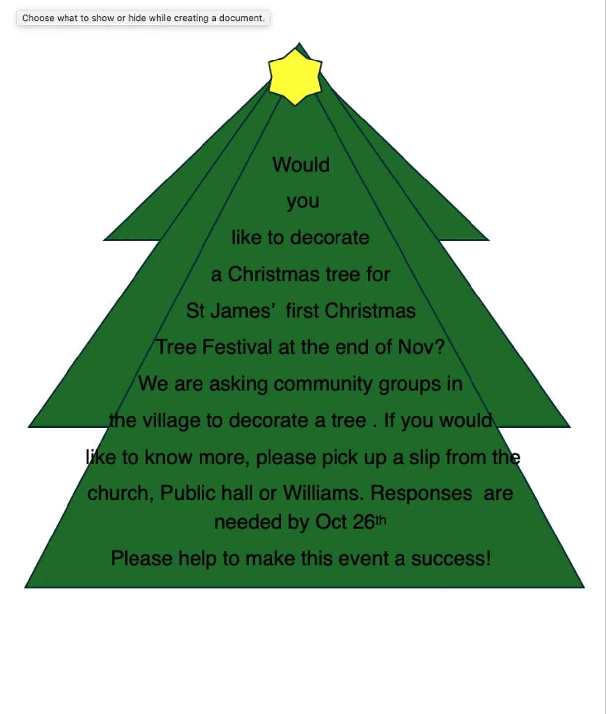 Christmas Tree Festival