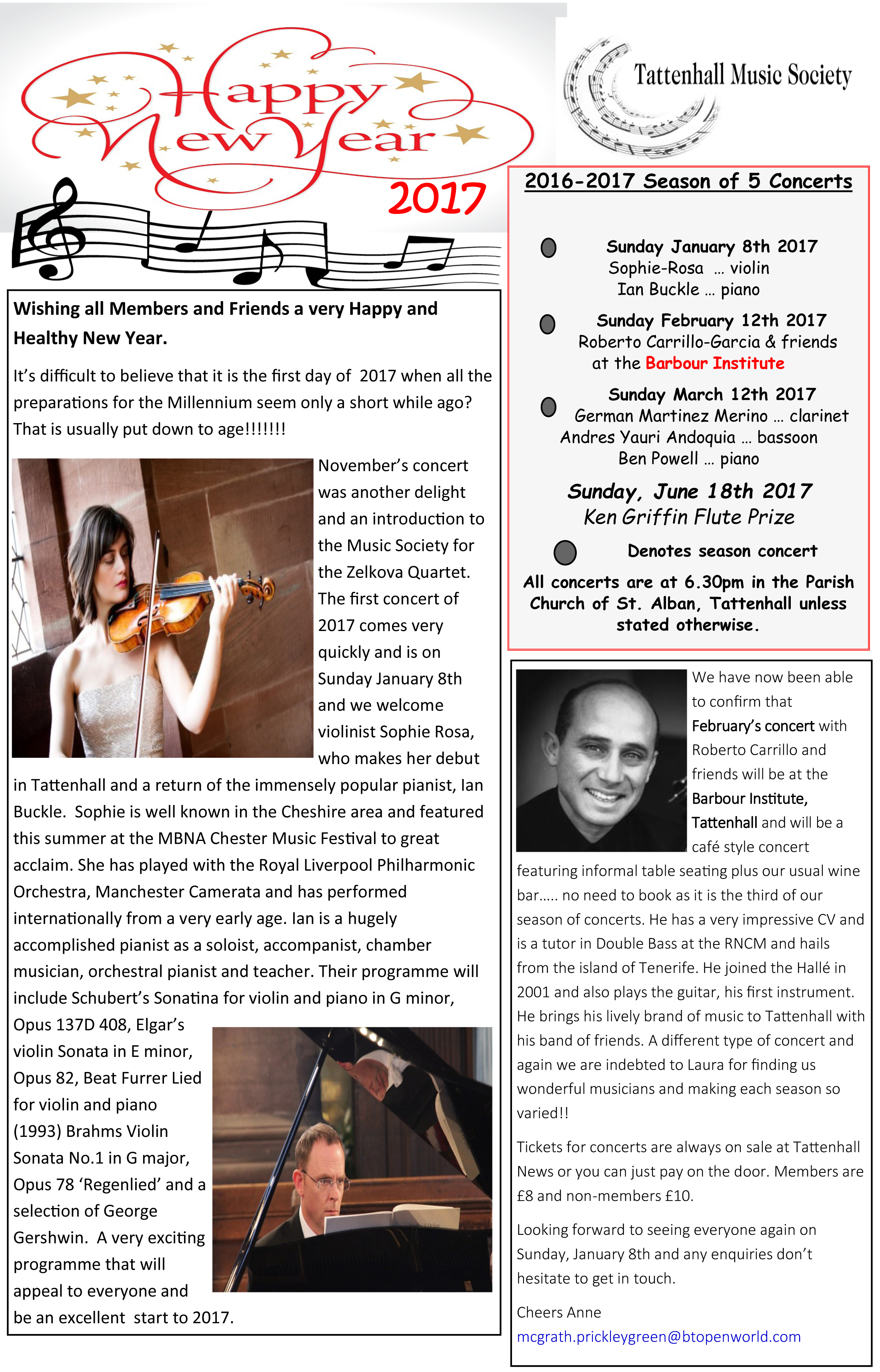 January newsletter 2017