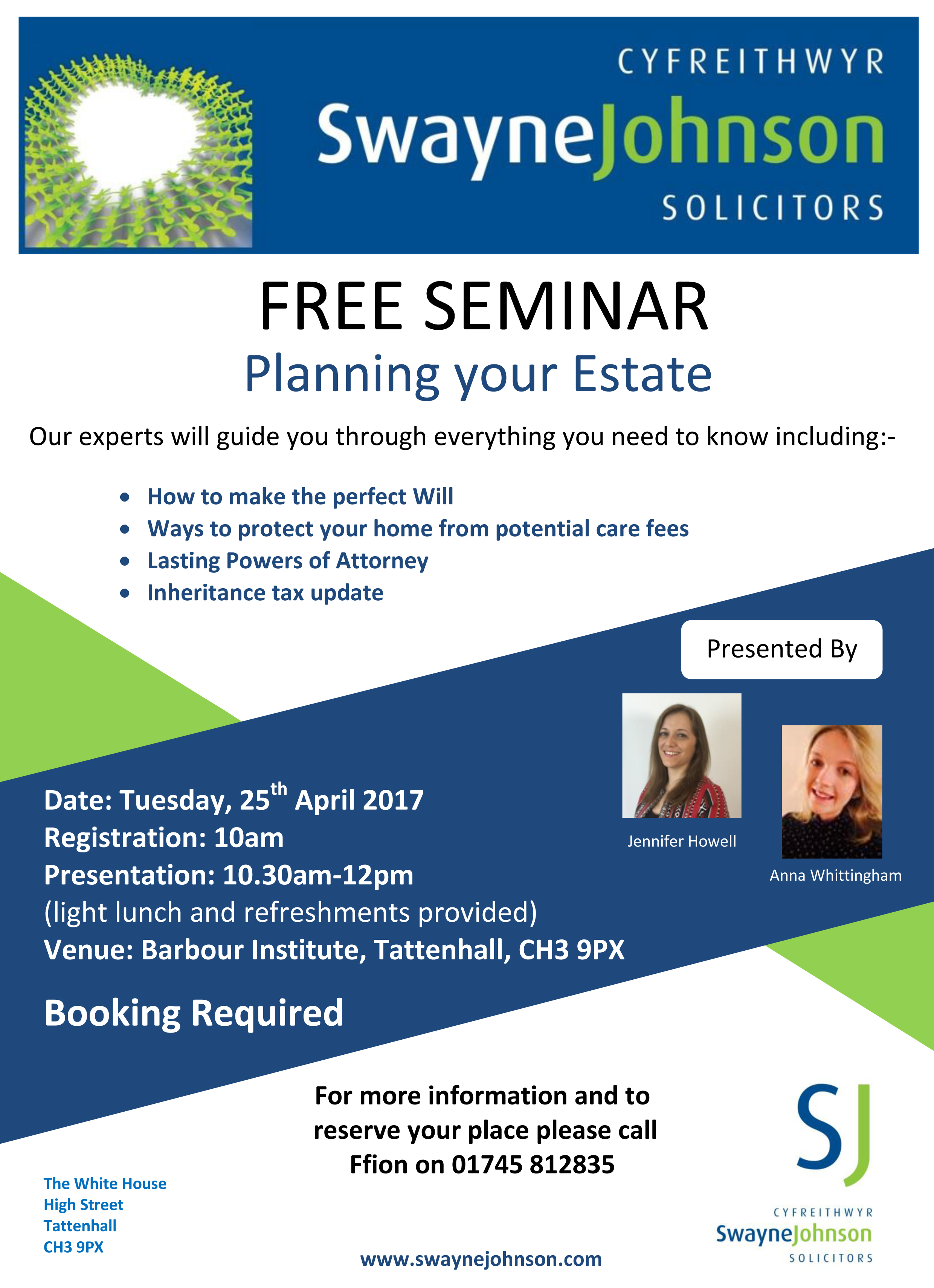 Draft Poster For Tattenhall Seminar 25