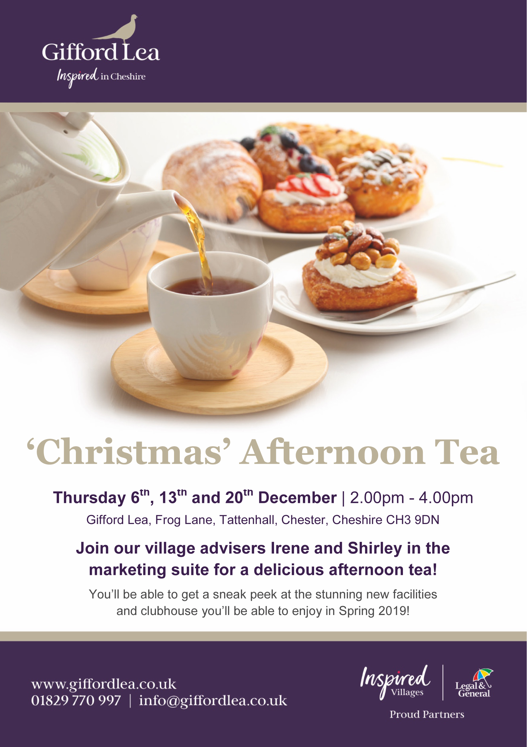 LMF CLM GL Afternoon Tea Flyer Dec18