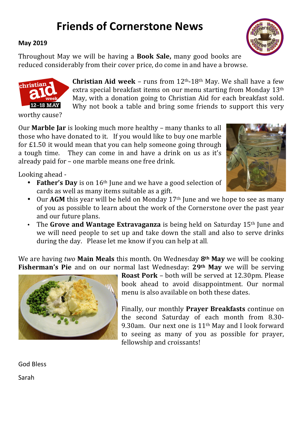 Friends Newsletter May 2019